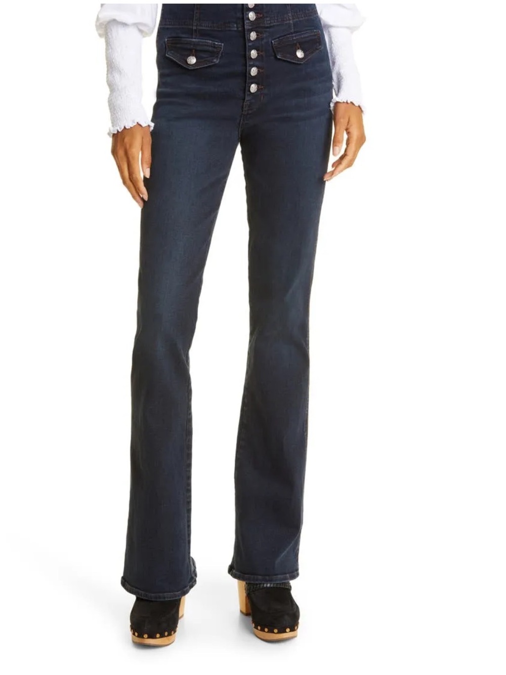 Veronica Beard Beverly High Rise Skinny Flare Jeans Size 28